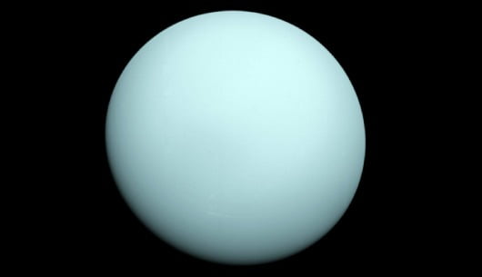 The planet Uranus