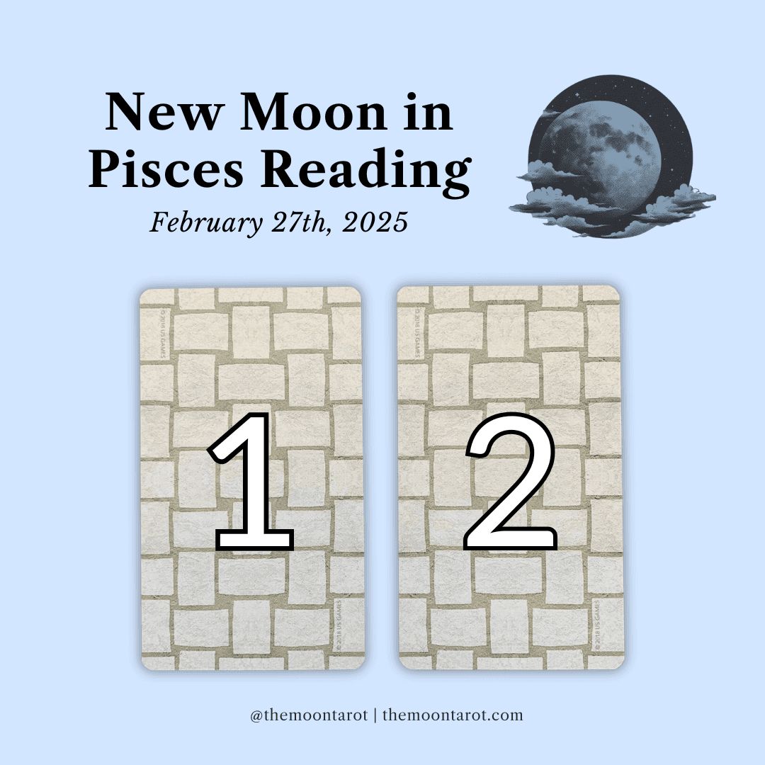 new moon in pisces reading | february 2025